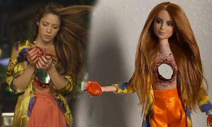 Shakira se convierte en Barbie