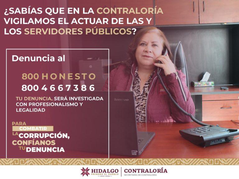 Buscan fortalecer cultura de denuncia contra funcionarios corruptos Buscan fortalecer cultura de denuncia contra funcionarios corruptos