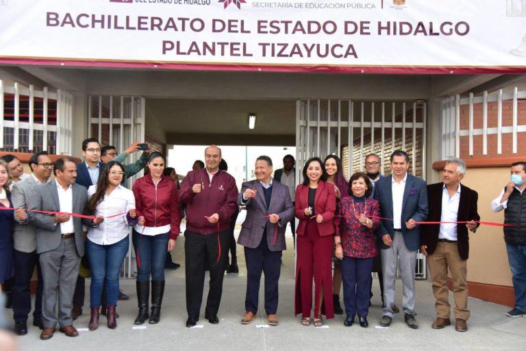 Inaugura Menchaca plantel del Bachillerato de Hidalgo