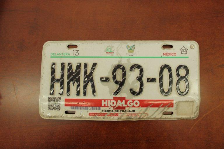 Habrá cambio de placas en 2023