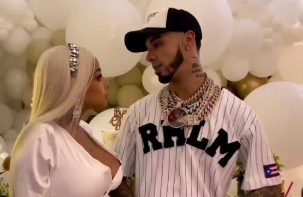 Anuel AA y Yailin, la más viral, van de compras para niña que esperan