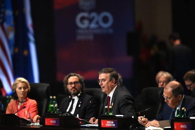 Ebrard concluye participación en Cumbre G20 Ebrard concluye participación en Cumbre G20
