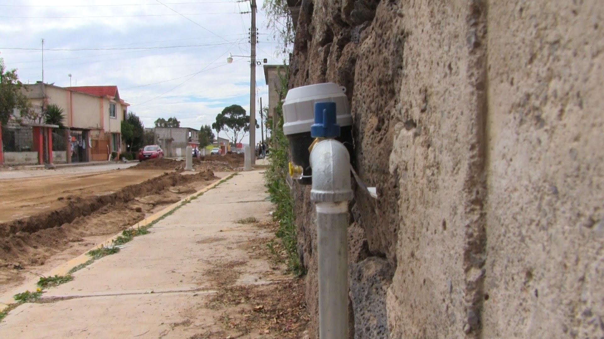 Caasim amplió línea de agua potable en Zempoala