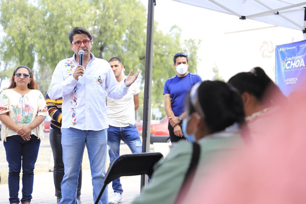 Cuauhtémoc Ochoa organizó jornadas de salud