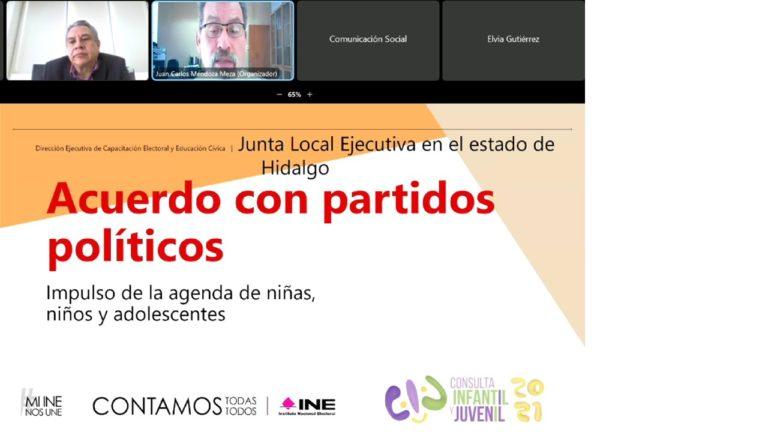 Presentan acuerdo a partidos políticos para impulsar agenda infantil Presentan acuerdo a partidos políticos para impulsar agenda infantil