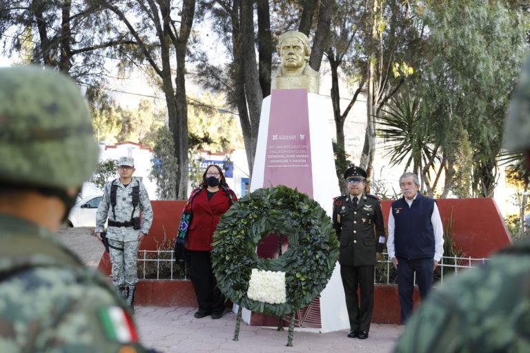 Rindieron homenaje a José María Morelos y Pavón Rindieron homenaje a José María Morelos y Pavón