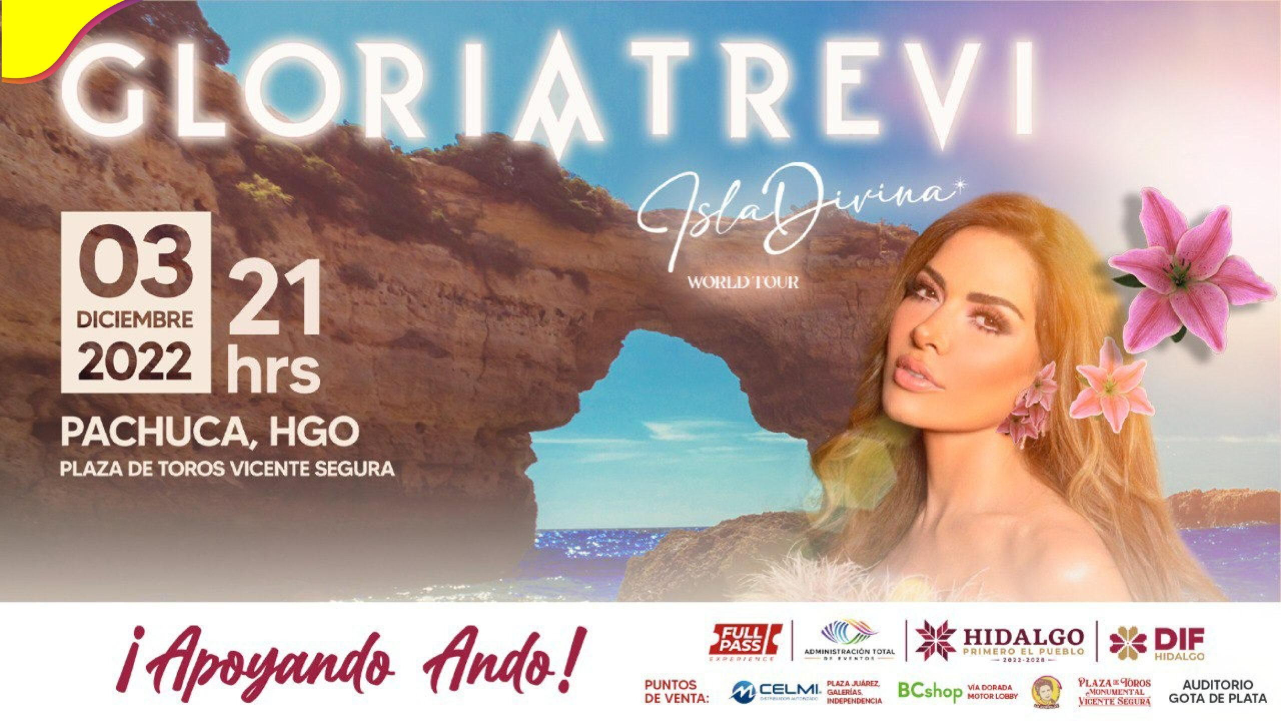 Promoción para ver a Gloria Trevi