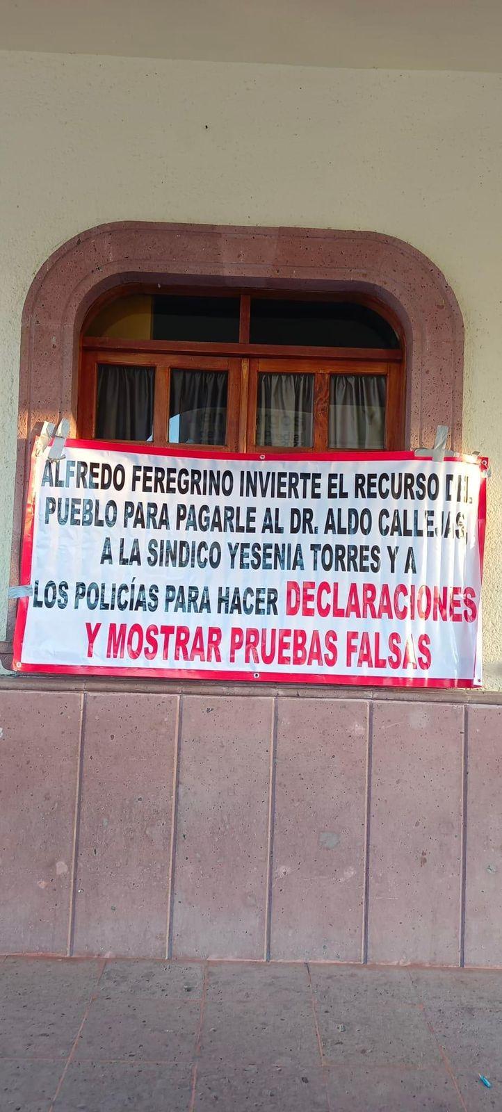 Continúa la manifestación en Alfajayucan; siguen exigencias Continúa la manifestación en Alfajayucan; siguen exigencias