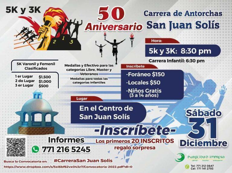 Convocan a la LI Carrera de Antorchas en San Juan Solís