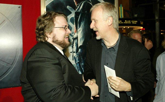 Así pasaban las noches Guillermo del Toro y James Cameron