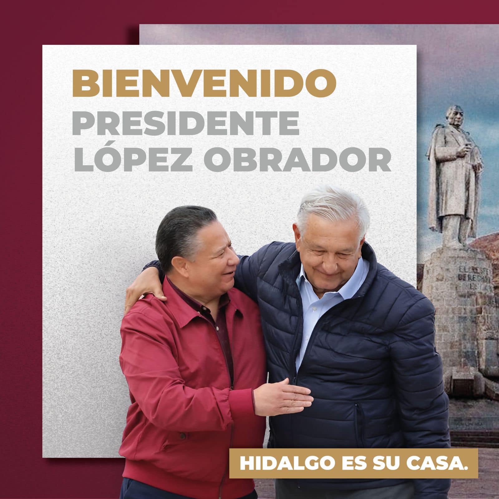 AMLO en Hidalgo: “es mejor trabajar en territorio que en el escritorio”