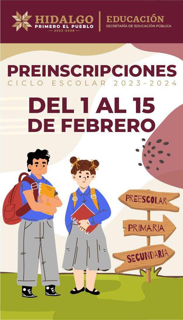 Inician preinscripciones en Educación Básica