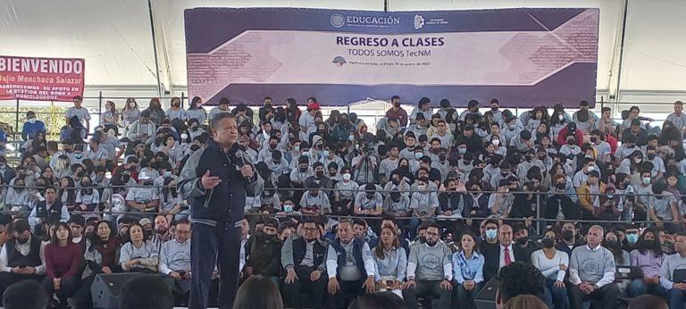 Menchaca Salazar anuncia la construcción del edificio de Ciencias de la Tierra en el ITP