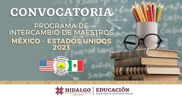 Emiten convocatoria de intercambio de maestros México-EU