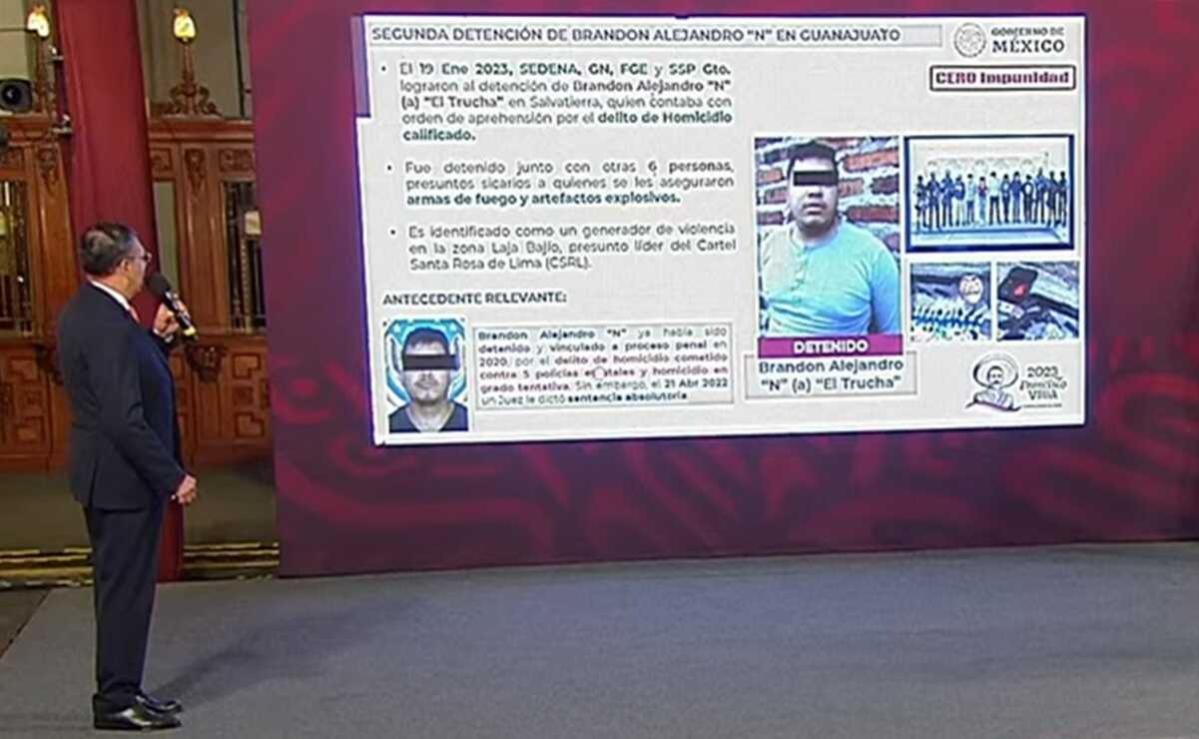 “El Trucha”, líder del CSR, fue detenido por segunda ocasión: SSPC