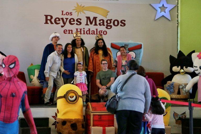 Conviven los Reyes Magos con infancias hidalguenses Conviven los Reyes Magos con infancias hidalguenses