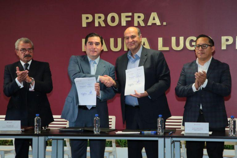 Firman convenio de colaboración para proyectos científicos y tecnológicos