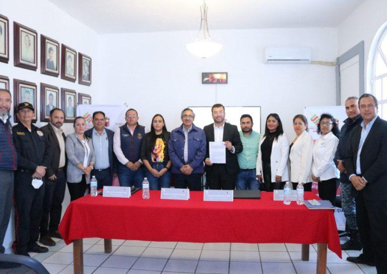 El Colegio del Estado de Hidalgo firma convenio con alcaldía de Santiago Tulantepec