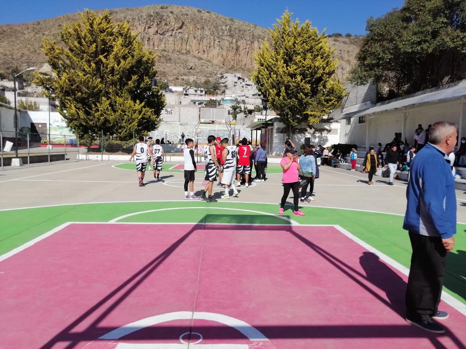 Techarán cancha del polígono La Cañada