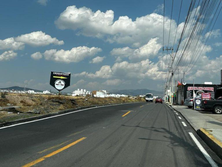Concluyen trabajos de reencarpetamiento 