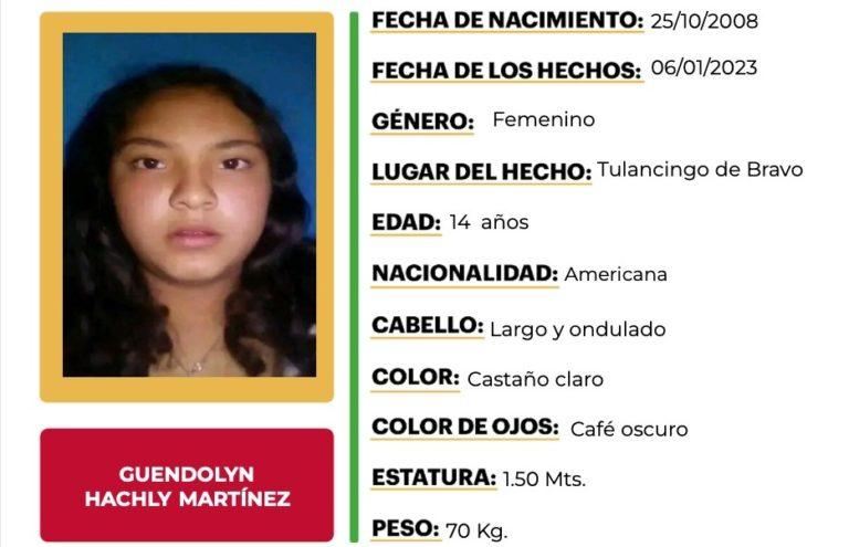 Piden ayuda para localizar a una menor que desapareció en Tulancingo Piden ayuda para localizar a una menor que desapareció en Tulancingo