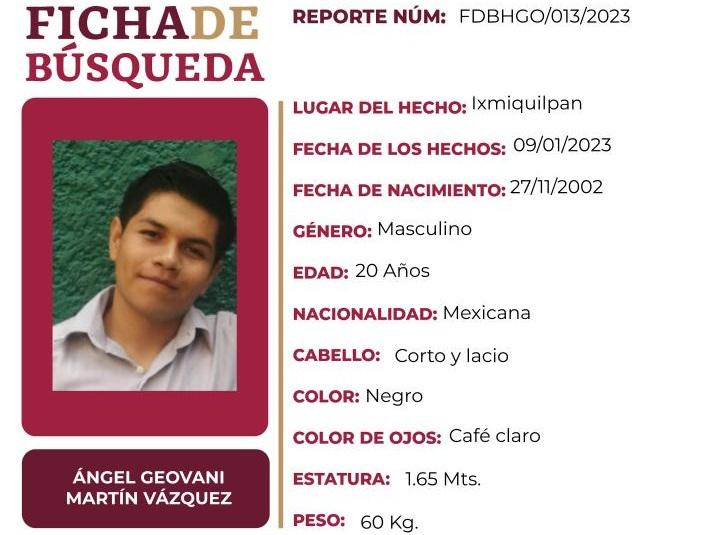 Reportaron la desaparición de tres hombres y de una joven de 20 años