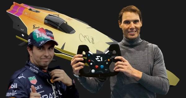 “Checo” Pérez reta a Rafa Nadal en el agua “Checo” Pérez reta a Rafa Nadal en el agua