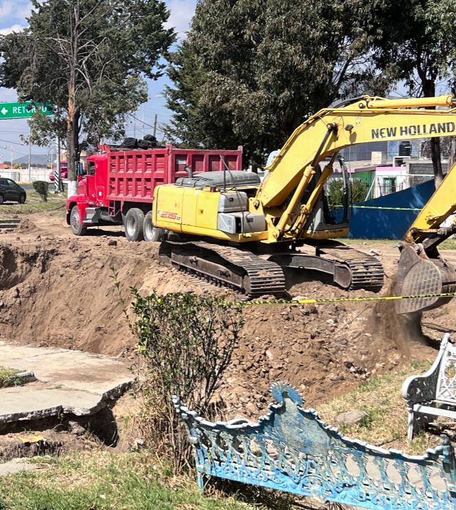 Alcaldía de Tepeapulco, inicia  dos obras pluviales