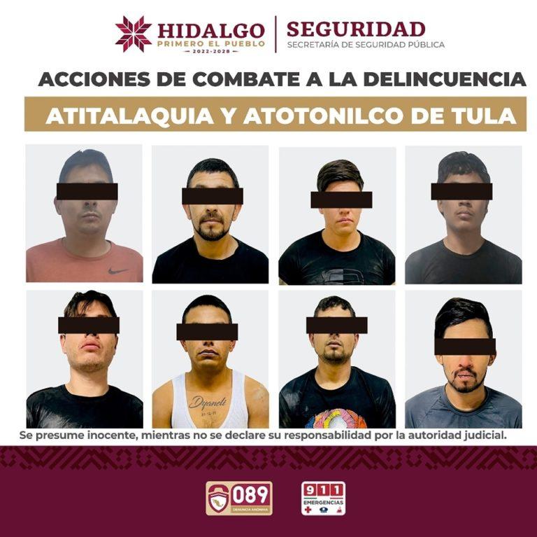 Fueron detenidos ocho por secuestro frustrado en Atitalaquia Fueron detenidos ocho por secuestro frustrado en Atitalaquia