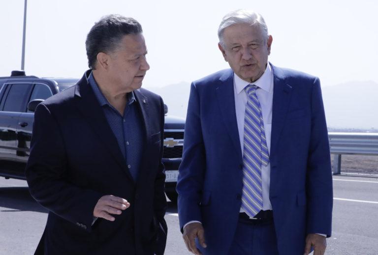 Inauguran principal vialidad al AIFA