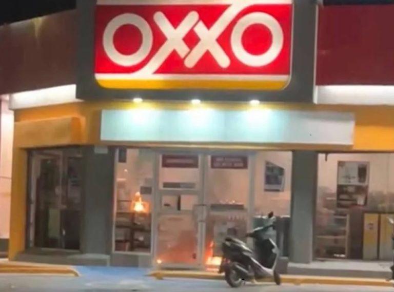 Incendios de tiendas Oxxo, por grupos armados en Guanajuato