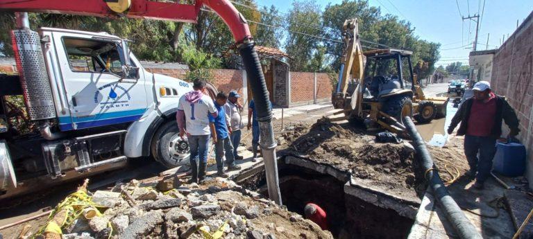 Personal de CAAMTH provocaron fuga al realizar una reparación