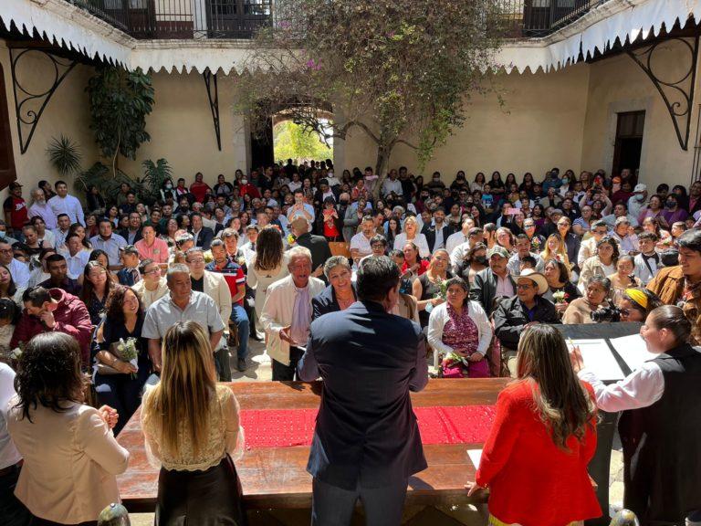 Un total de 63 parejas unieron sus vidas Un total de 63 parejas unieron sus vidas