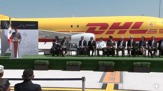 Llega al AIFA el primer vuelo de carga de la empresa DHL Llega al AIFA el primer vuelo de carga de la empresa DHL