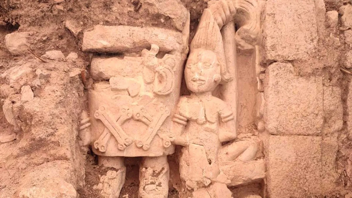 Descubren escultura maya de un gobernante Descubren escultura maya de un gobernante
