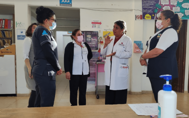 SECRETARIA DE SALUD RECORRIÓ CENTROS DE SALUD 