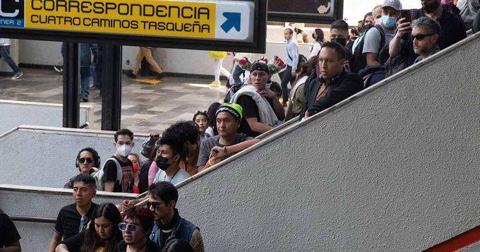 Línea 7 del Metro se queda sin servicio por revisión Línea 7 del Metro se queda sin servicio por revisión