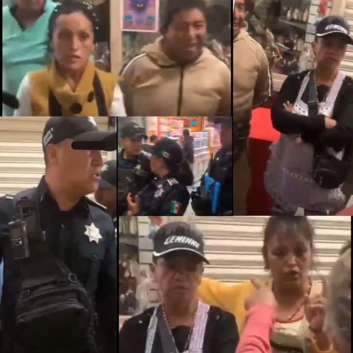 Comerciantes golpean a adulta mayor en el Primero de Mayo