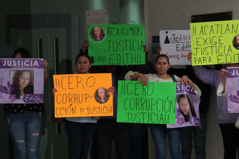 Con protesta pacífica, piden justicia para Edith