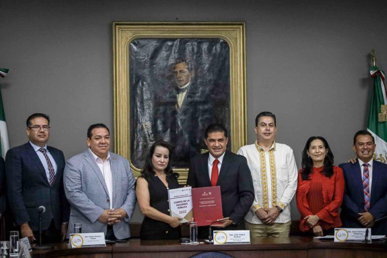 Reciben legisladores locales Cuenta Pública 2022 Reciben legisladores locales Cuenta Pública 2022