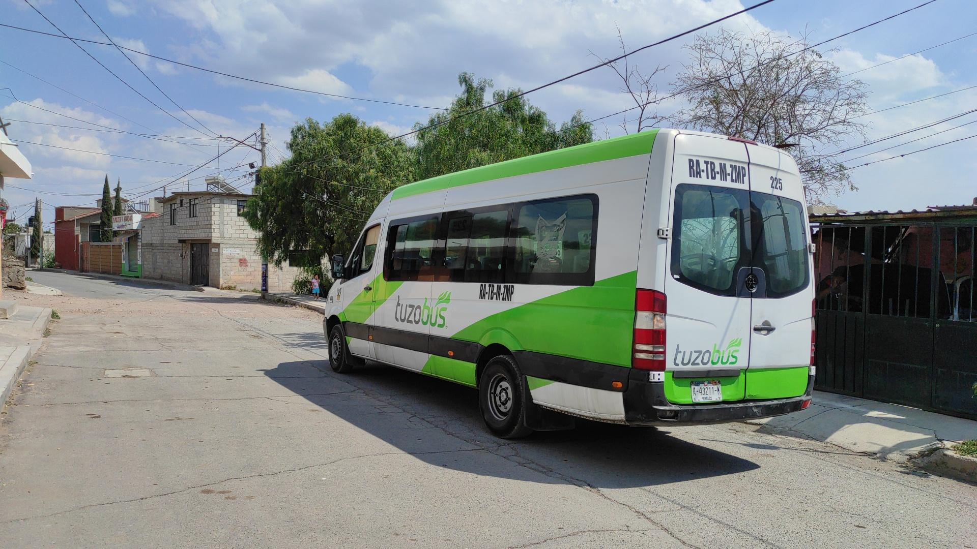 Integra Semot alimentadora del Tuzobús en Nopancalco