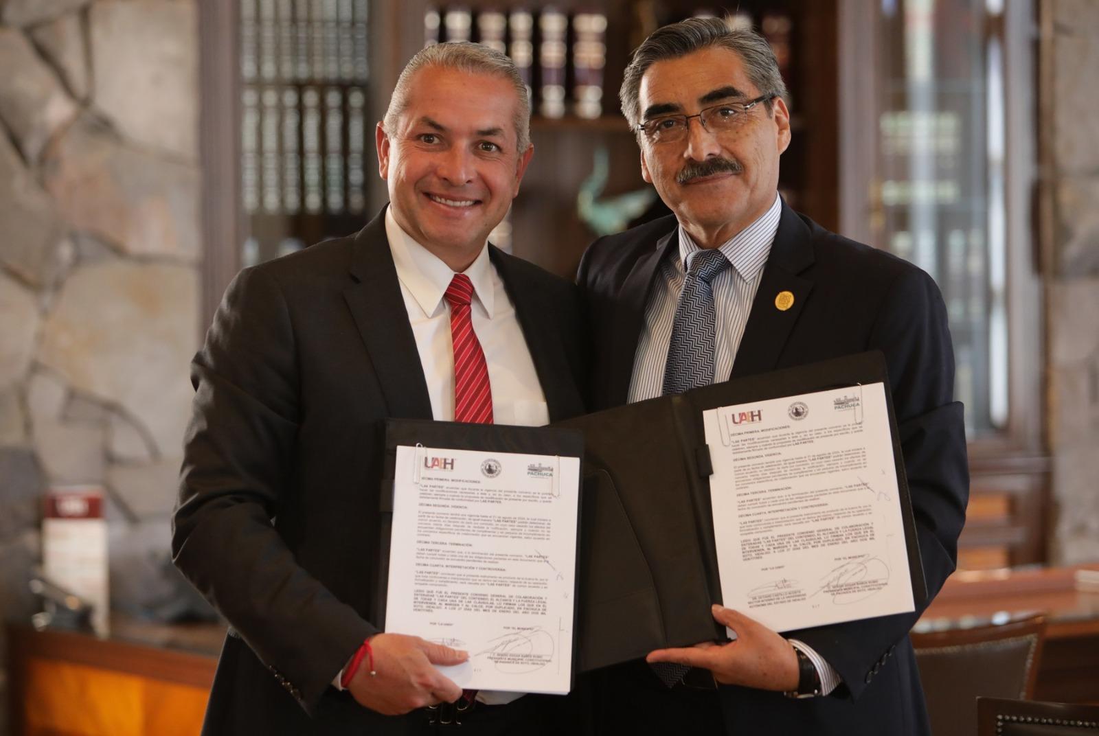 Pachuca y UAEH firman convenio en beneficio de comunidad estudiantil y la ciudad