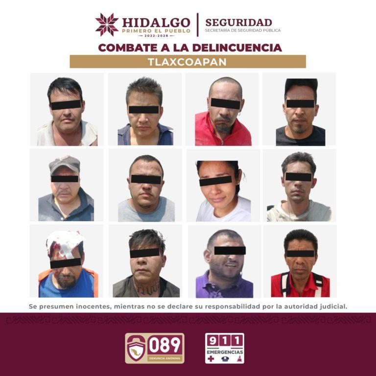 Vincularon a los 12 huachicoleros detenidos en Tlahuelilpan Vincularon a los 12 huachicoleros detenidos en Tlahuelilpan