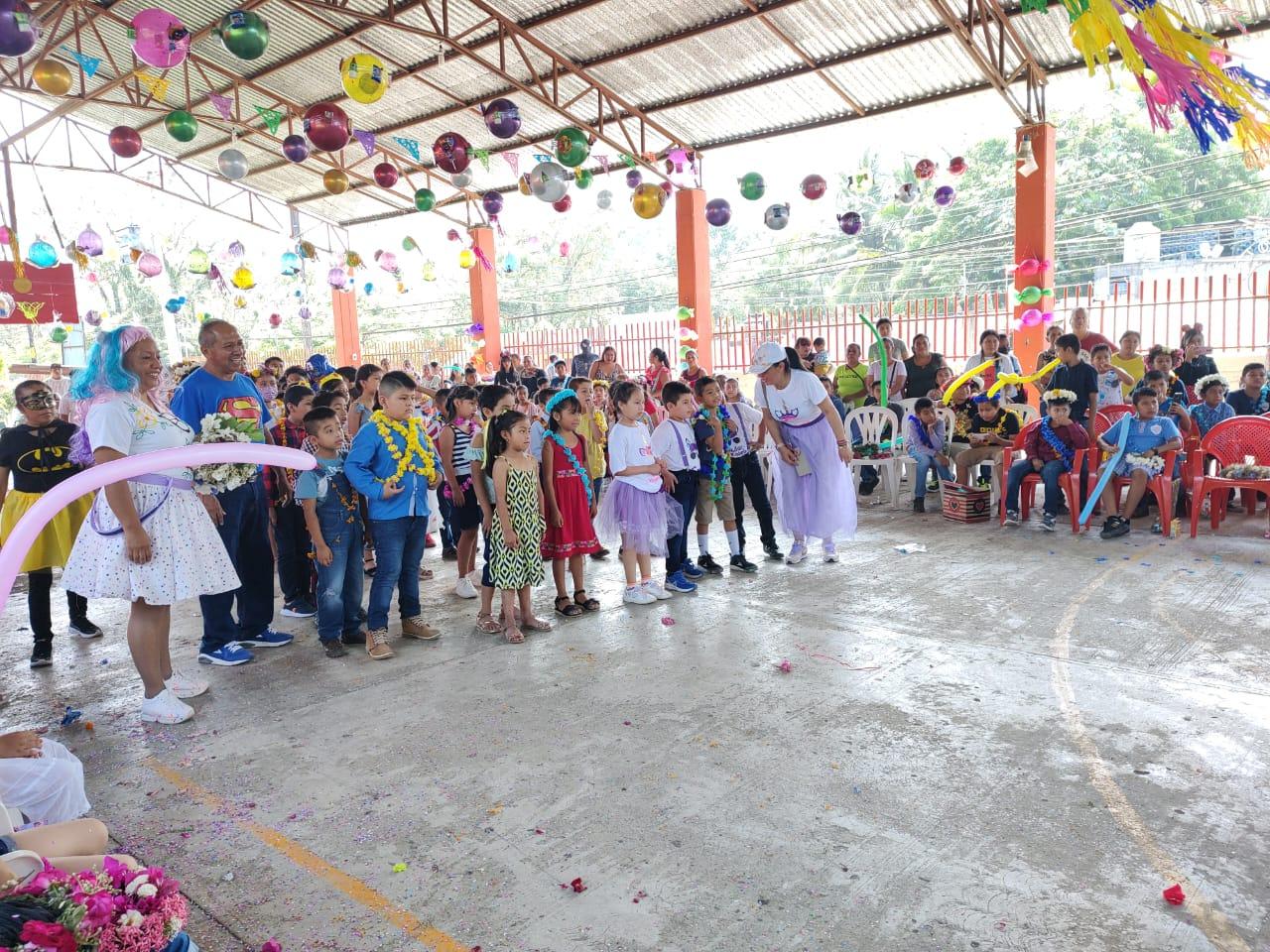 Inician festejos por el “Dia del niño” en escuelas de la huasteca