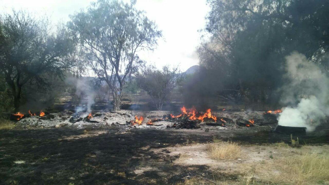 Se registran incendios forestales, por clima en Tizayuca 