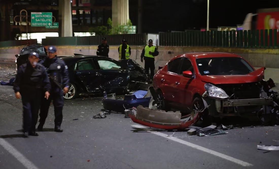 Un accidente múltiple deja cuatro muertos en el Periférico Norte