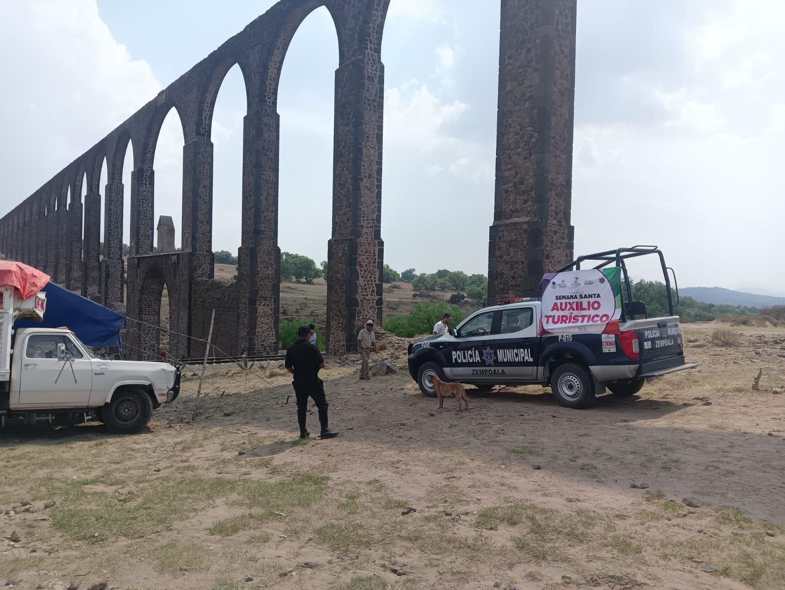 Continúa la vigilancia en sitios turísticos de Zempoala