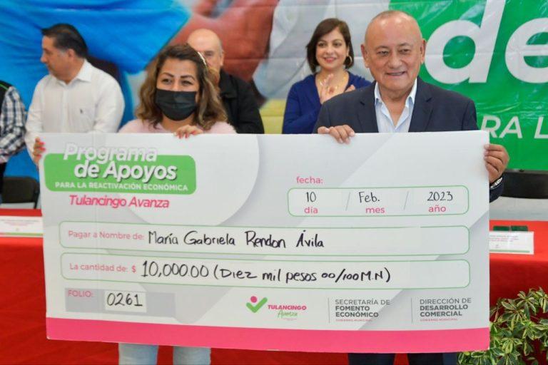 Décima entrega de apoyos para la reactivación económica en Tulancingo Décima entrega de apoyos para la reactivación económica en Tulancingo