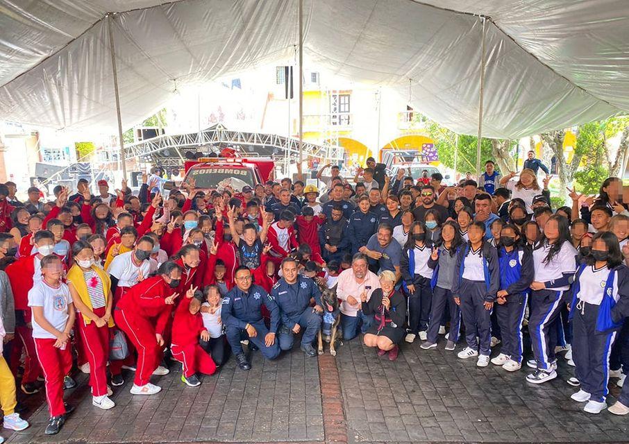 Copiosa interacción en la Feria de la Paz y Seguridad