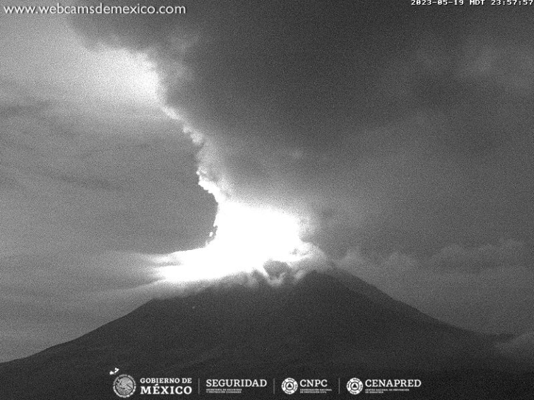 Semáforo de alerta por actividad del volcán Popocatépetl cambia a amarillo fase 3 